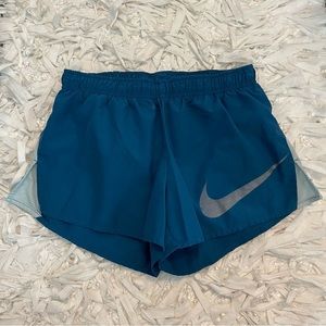 Nike blue/teal shorts, size small